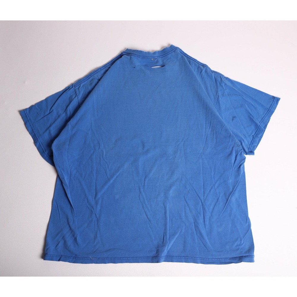 Vintage Chase Authentics Jeff Gordon Pepsi Racing T-Shirt Blue 2XL Distressed - Picture 4 of 8